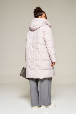 Пальто Beautiful Free 8018-Р жемчужный