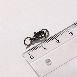 Замок карабин 10 мм, 5 шт. воронёная сталь