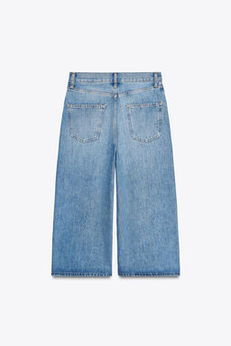 HIGH-WAIST DENIM BERMUDA SHORTS ZW COLLECTION - Zara фото 4