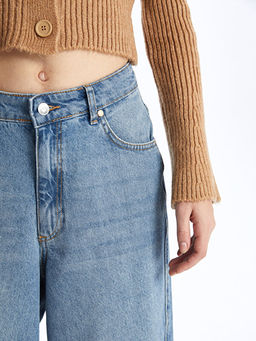 Straight Fit Kad?n Jean Pantolon