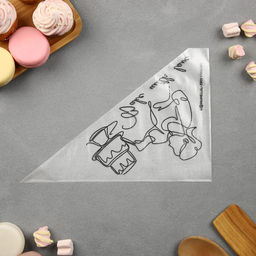 Кондитерские мешки Bake with love, (L) 34×23 см, 50 шт.