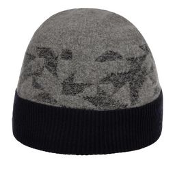 Шапка SEEBERGER арт. 18202-0 TURN-UP BEANIE (синий)
