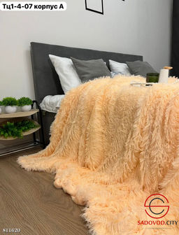 Плед пушистый покрывало евро