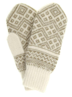 Варежки женские "Ромбики" ПП 3232-2