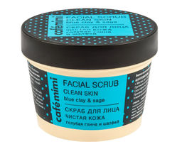 КАФЕ КРАСОТЫ le Cafe Mimi Стакан Скраб д/лица Чистая кожа 110мл