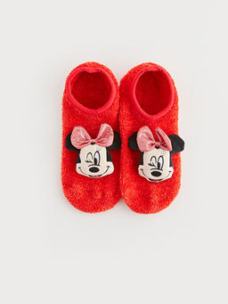 Minnie Mouse Desenli K?z ?ocuk Ev ?orab?