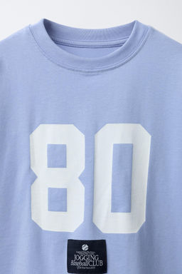 JOGGING T-SHIRT WITH NUMBER AND LABEL - Zara фото 7