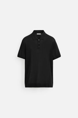 KNIT COTTON - SILK POLO SHIRT - Zara фото 23