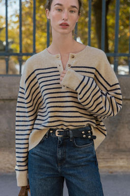 STRIPED KNIT SWEATER - Zara фото 11