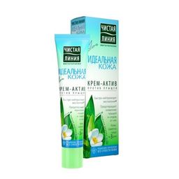 ЧИСТ.ЛИНИЯ д/лица крем-актив против прыщей Идеальная кожа 40мл