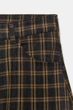 CHECKED BALLOON TROUSERS - Zara фото 13
