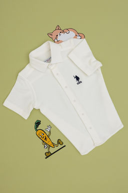 Erkek _ocuk Beyaz _rme G_mlek Sepette S_rpriz _ndirim