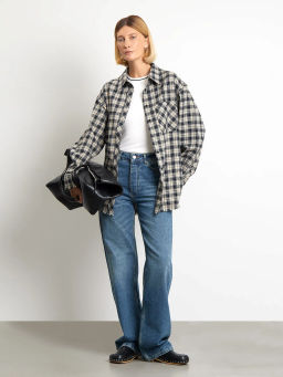 Рубашка с необработанным краем, B3040/kavics