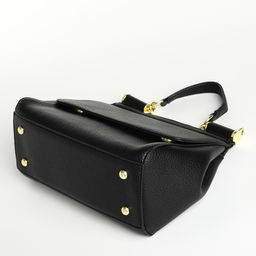 Сумка женская мессенджер TEXTURA на магните, 25×9×17 см, чёрная