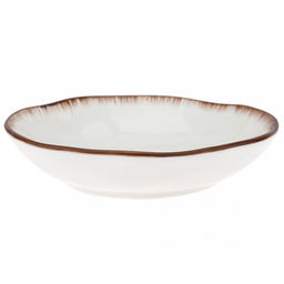 Аквилегия Блюдце-розетка для варенья фарфоровое д9,8см h2,2см, с деколью, волнистый край, отводка (Китай) - Домашняя мода фото 3