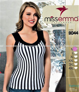 Цена за 1 шт. Майки женские Miss Emma Турция Кружево Полоса