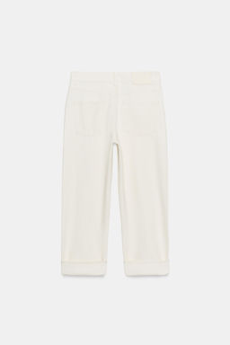 JEANS ZW COLLECTION BAGGY TIRO BAJO / Crudo - Zara фото 7