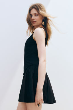 Flared-skirt cr?pe dress - H&m фото 4