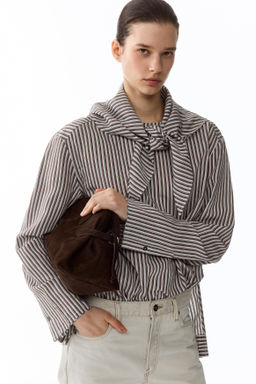 Blusa oversize con pa?uelo - H&m фото 2