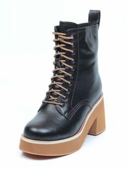 04-DMD-M7079 BLACK Ботинки зимние женские (натуральная кожа, натуральный мех) - No name фото 6