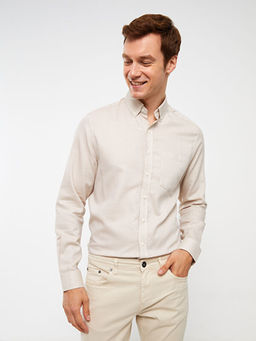 Regular Fit Uzun Kollu Arm?rl? Erkek G?mlek