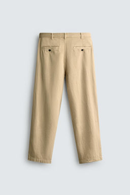 PANTAL?N CHINO STRAIGHT FIT / Tostado