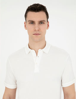 Ekru Slim Fit Ti__rt