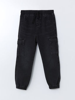 Beli Lastikli Erkek ?ocuk Jean Pantolon