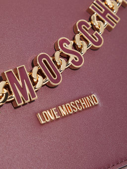 Кросс-боди LOVE MOSCHINO DANGLING Артикул 4561253, фиолетово-бордовый  фото 2