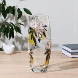 Ваза для цветов «Цветы лилии», d=7.5 см, 26×10 см, стекло