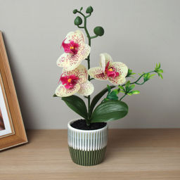 Цена за 1 шт. Цветочная композиция Орхидея / ZH-021 /уп 12/120/ - Галеонтрейд фото 2