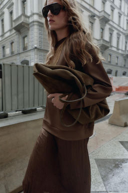 COMBINED SATIN DRESS - Zara фото 2