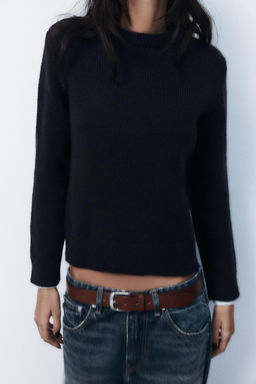 PLAIN KNIT SWEATER - Zara фото 2