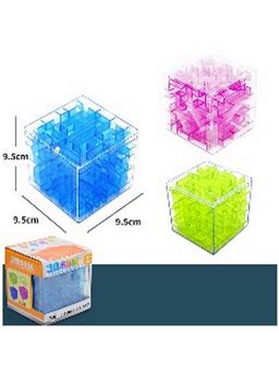 Головоломка "Лабиринт" 9,5см в кубе (Y6457088) в коробке