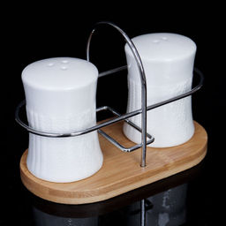 Набор для специй 2 предмета / UK-199 /уп 48/ на деревянной подставке - Галеонтрейд фото 3