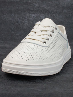 05-PDXL143-2 BEIGE Кроссовки женские (натуральная кожа) - Фабричный китай фото 8