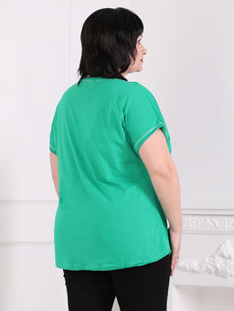 Футболка из тенселя женская - Almond фото 2