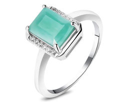 Кольцо, изумруд берилл, Андреина
