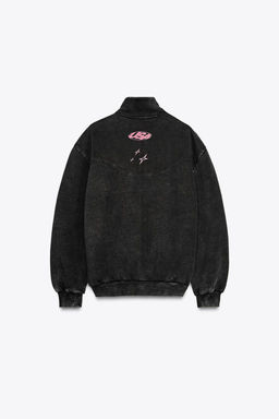 FADED SLOGAN SWEATSHIRT - Zara фото 6