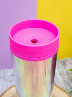 Тамблер iLikeGift "Chameleon", pink