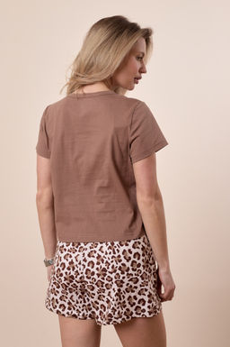 Пижама футболка и шорты М326021кб - Елена фото 2