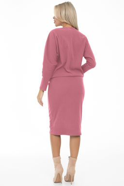 Платье Осеннее настроение (пудра)