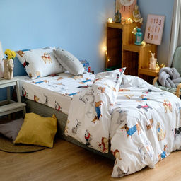 Постельное бельё Этель 1.5 сп Dog party, 143*215 см, 150*214 см, 50*70 см -1 шт,100% хлопок, бязь  фото 7