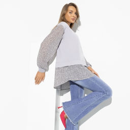 Свитшот Прикасаясь к чуду (грэй) - Charutti фото 6