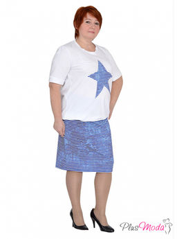 Туника Модель №225 размеры 44-80 - Plusmoda фото 5