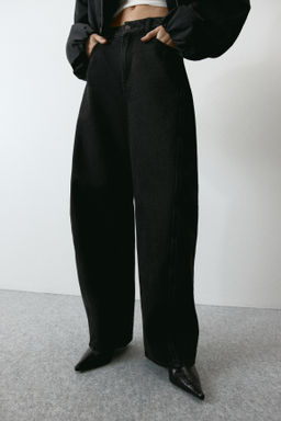 Barrel High Waist Jeans - H&m фото 8