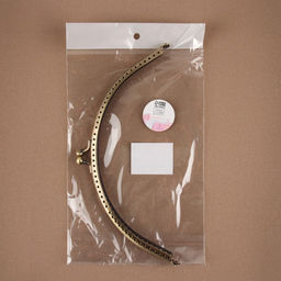 Фермуар пришивной «Полукруг», 20×9 см, цвет бронзовый