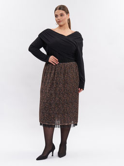 Юбка плиссированная UB25109LEO01 - Артесса фото 6