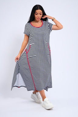 Платье оверсайз с карманами USHI