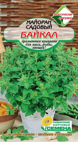 Майоран Байкал садовый 0,1гр. (ссс) Р